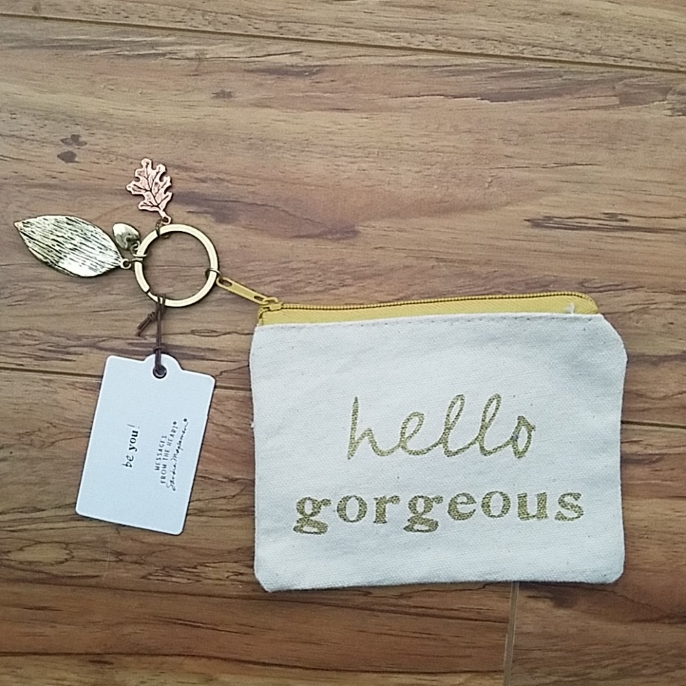 Hello Gorgeous Zippered Pouch